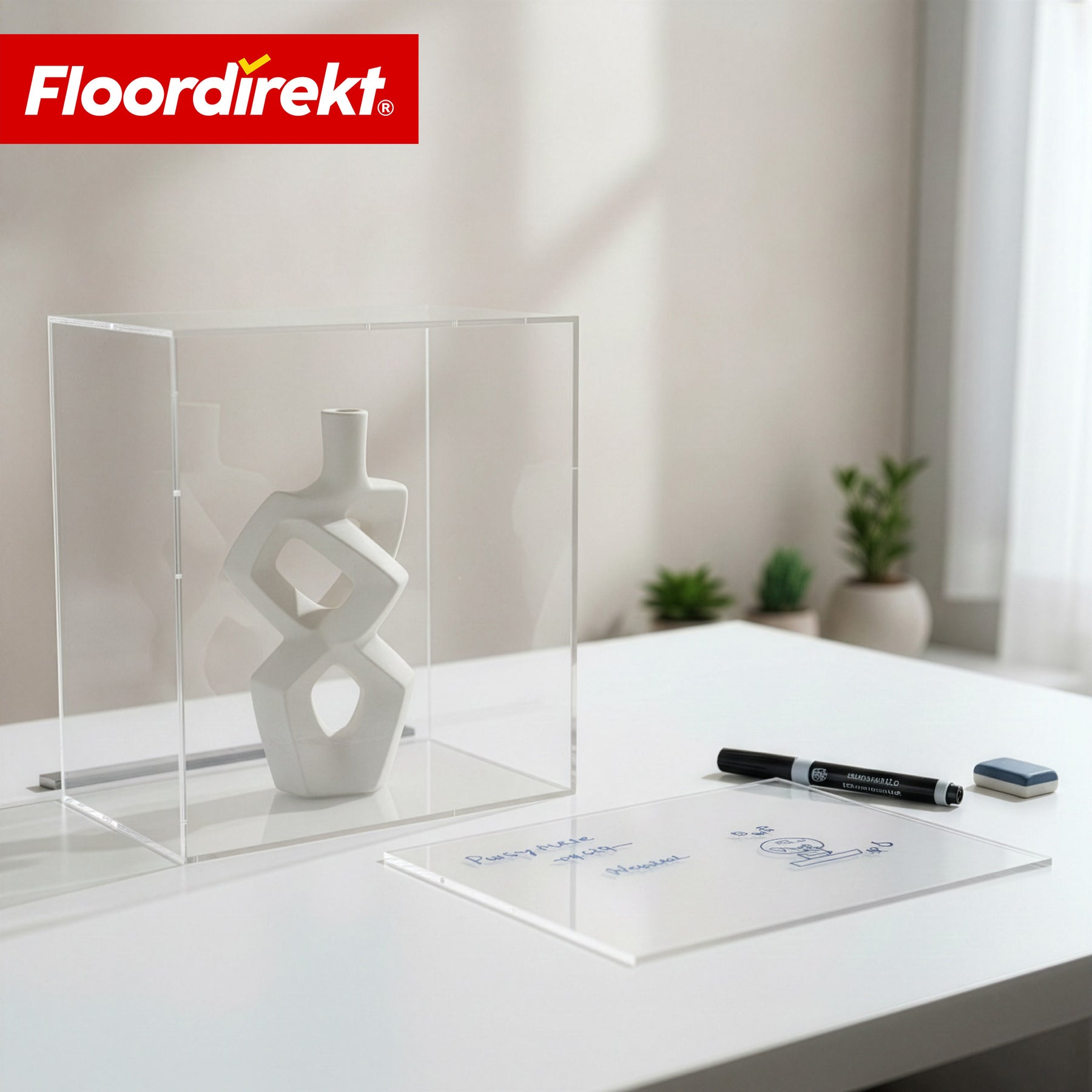 Kunststoffplatten | Transparent | Polystyrolplatten in verschiedenen Größen & Stärken