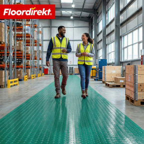 PVC-Bodenbelag | Coin Mirror | Coin-Optik Flachnoppen | Rutschfest & Pflegeleicht | Meterware / Zuschnitt nach Maß | 110 cm Breite