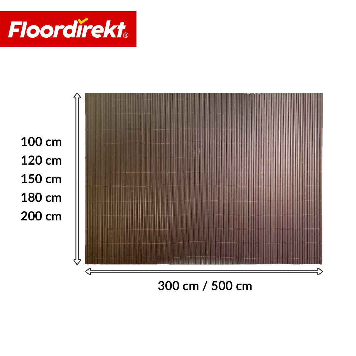 PVC Sichtschutzzaun | Wetterfest & UV-beständig | Balkon- & Garten Sichtschutz | 4 Farben | Verschiedene Größen