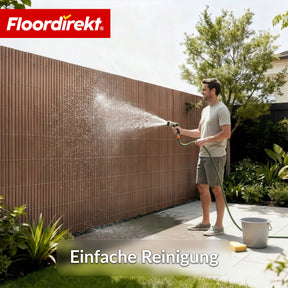 PVC Sichtschutzzaun | Wetterfest & UV-beständig | Balkon- & Garten Sichtschutz | 4 Farben | Verschiedene Größen