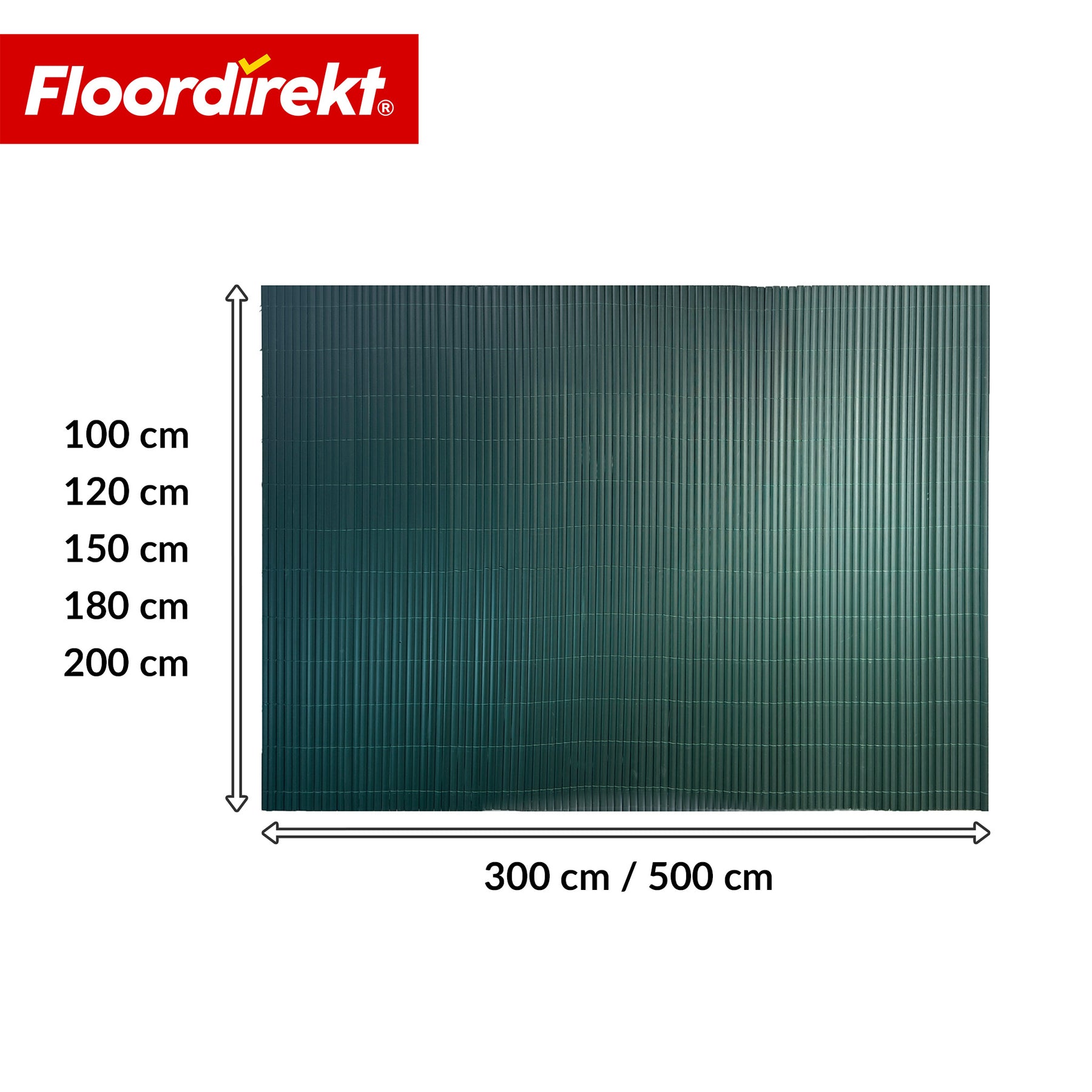 PVC Sichtschutzzaun | Wetterfest & UV-beständig | Balkon- & Garten Sichtschutz | 4 Farben | Verschiedene Größen