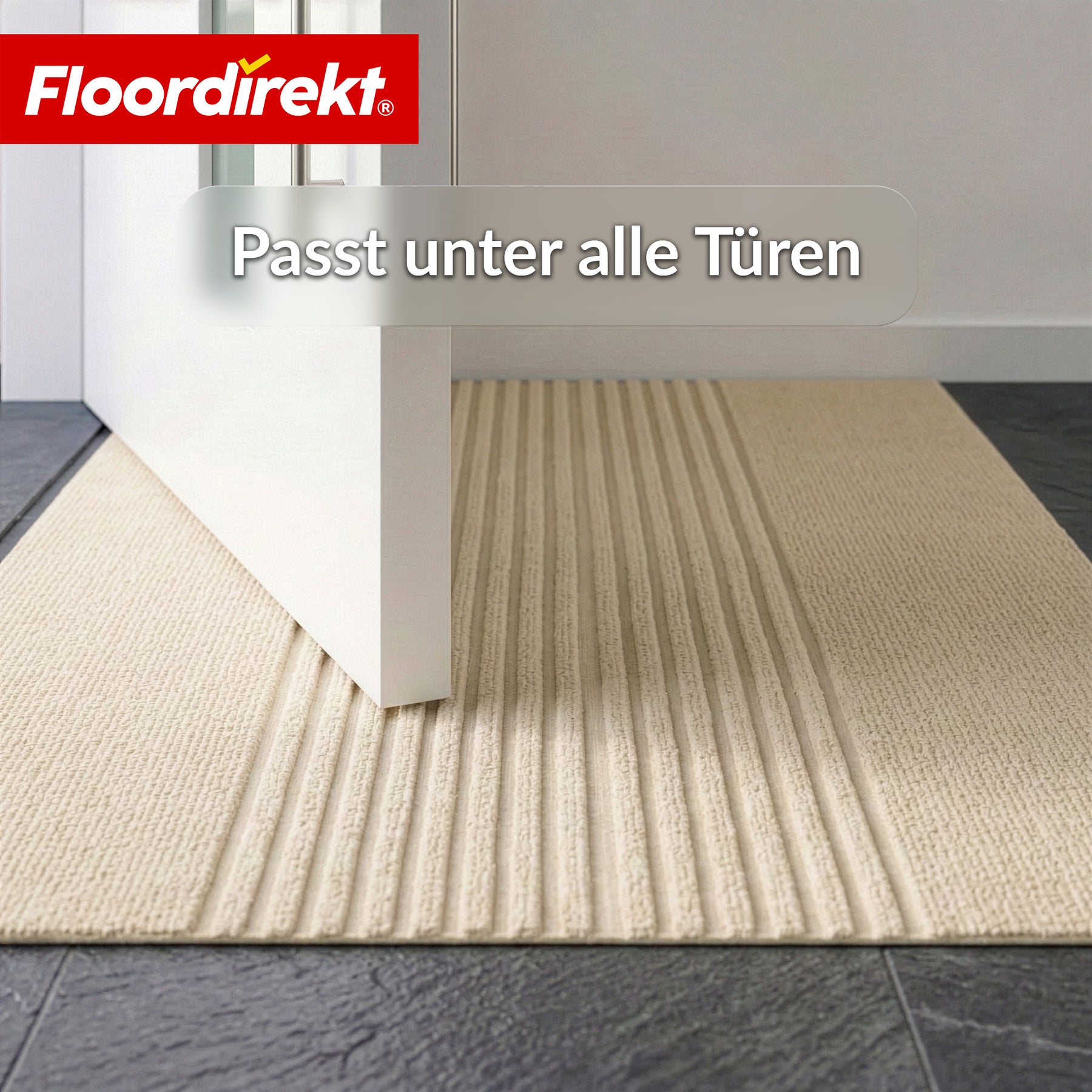 Schmutzfangmatte | Circa | Waschbare Türmatte für Innen & Außen | Rutschfeste Fußmatte mit TPE-Rückseite
