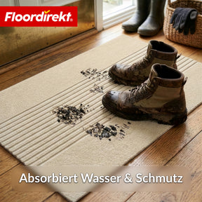 Schmutzfangmatte | Circa | Waschbare Türmatte für Innen & Außen | Rutschfeste Fußmatte mit TPE-Rückseite