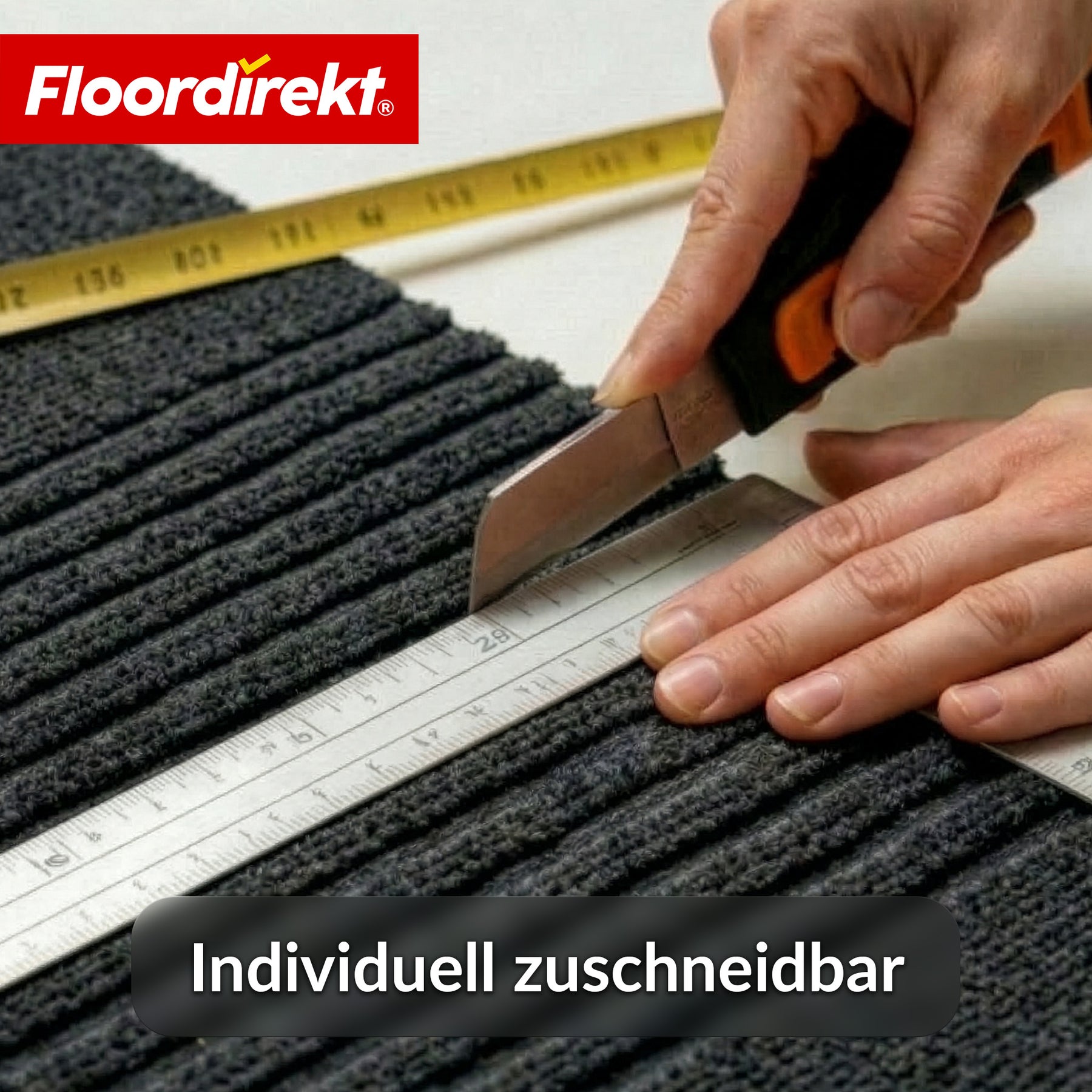 Schmutzfangmatte | Circa | Waschbare Türmatte für Innen & Außen | Rutschfeste Fußmatte mit TPE-Rückseite