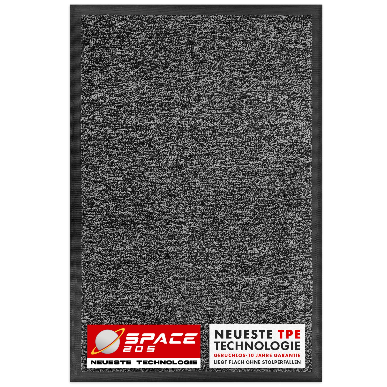 Schmutzfangmatte | Space 205 | Rutschfeste Fußmatte mit innovativer TPE-Technologie in Rand & Rückseite | Ideal für Eingänge, Flur & Haustür | In verschiedenen Farben & Größen