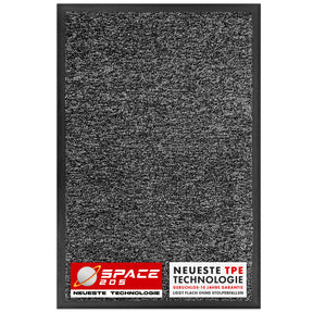 Schmutzfangmatte | Space 205 | Rutschfeste Fußmatte mit innovativer TPE-Technologie in Rand & Rückseite | Ideal für Eingänge, Flur & Haustür | In verschiedenen Farben & Größen