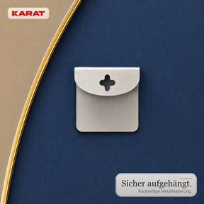 Wandspiegel | Lena | Organischer Spiegel mit Aluminiumrahmen Champagne | 60 × 90 cm