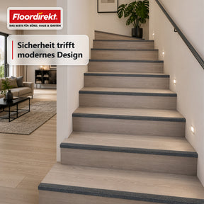 Treppenkantenprofil | Core | Rutschhemmendes GFK-Treppenprofil mit Aluminiumoxid-Beschichtung