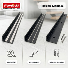 Treppenkantenprofil | Core | Rutschhemmendes GFK-Treppenprofil mit Aluminiumoxid-Beschichtung