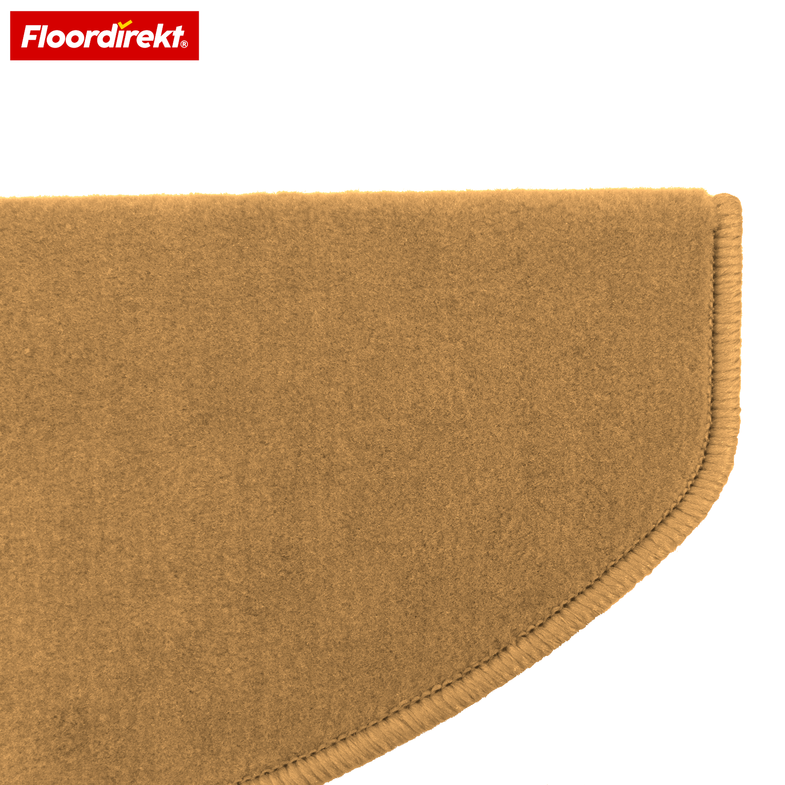 Velours-Stufenmatte | Wien | Halbrunde, rutschfeste Treppenmatte aus robustem Polypropylen | Treppenschutz, schalldämmend & antistatisch | Erhältlich in 4 modernen Farben