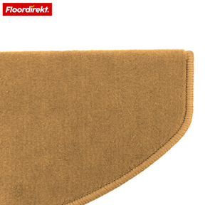 Velours-Stufenmatte | Wien | Halbrunde, rutschfeste Treppenmatte aus robustem Polypropylen | Treppenschutz, schalldämmend & antistatisch | Erhältlich in 4 modernen Farben