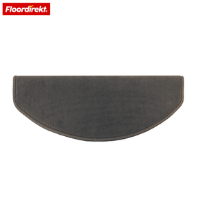 Velours-Stufenmatte | Wien | Halbrunde, rutschfeste Treppenmatte aus robustem Polypropylen | Treppenschutz, schalldämmend & antistatisch | Erhältlich in 4 modernen Farben