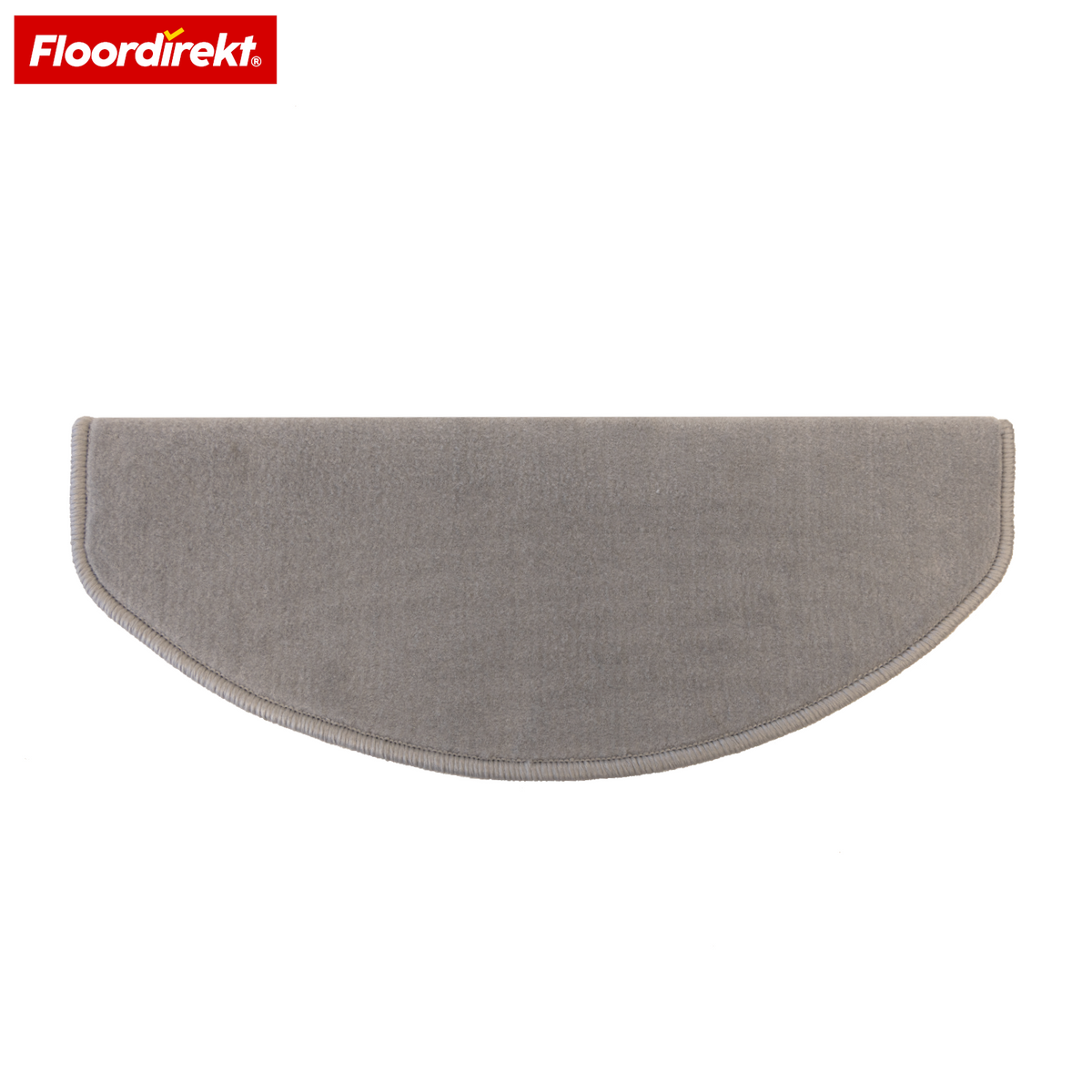 Velours-Stufenmatte | Wien | Halbrunde, rutschfeste Treppenmatte aus robustem Polypropylen | Treppenschutz, schalldämmend & antistatisch | Erhältlich in 4 modernen Farben