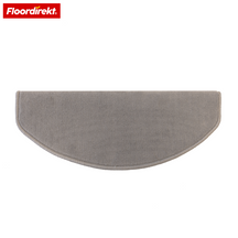 Velours-Stufenmatte | Wien | Halbrunde, rutschfeste Treppenmatte aus robustem Polypropylen | Treppenschutz, schalldämmend & antistatisch | Erhältlich in 4 modernen Farben