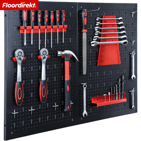 A1_Schwarz / Rot - 2 Platten Set