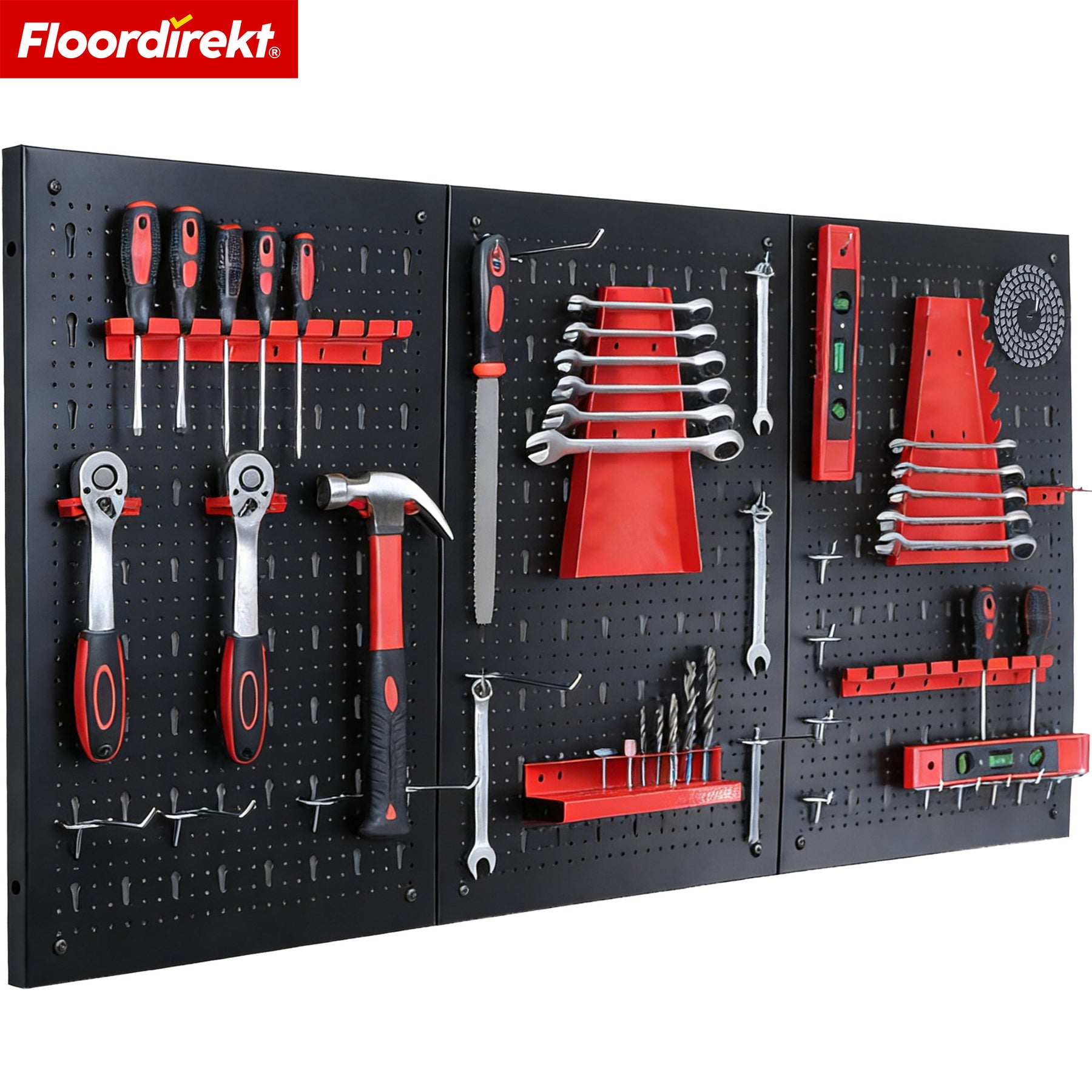 A1_Schwarz / Rot - 3 Platten Set