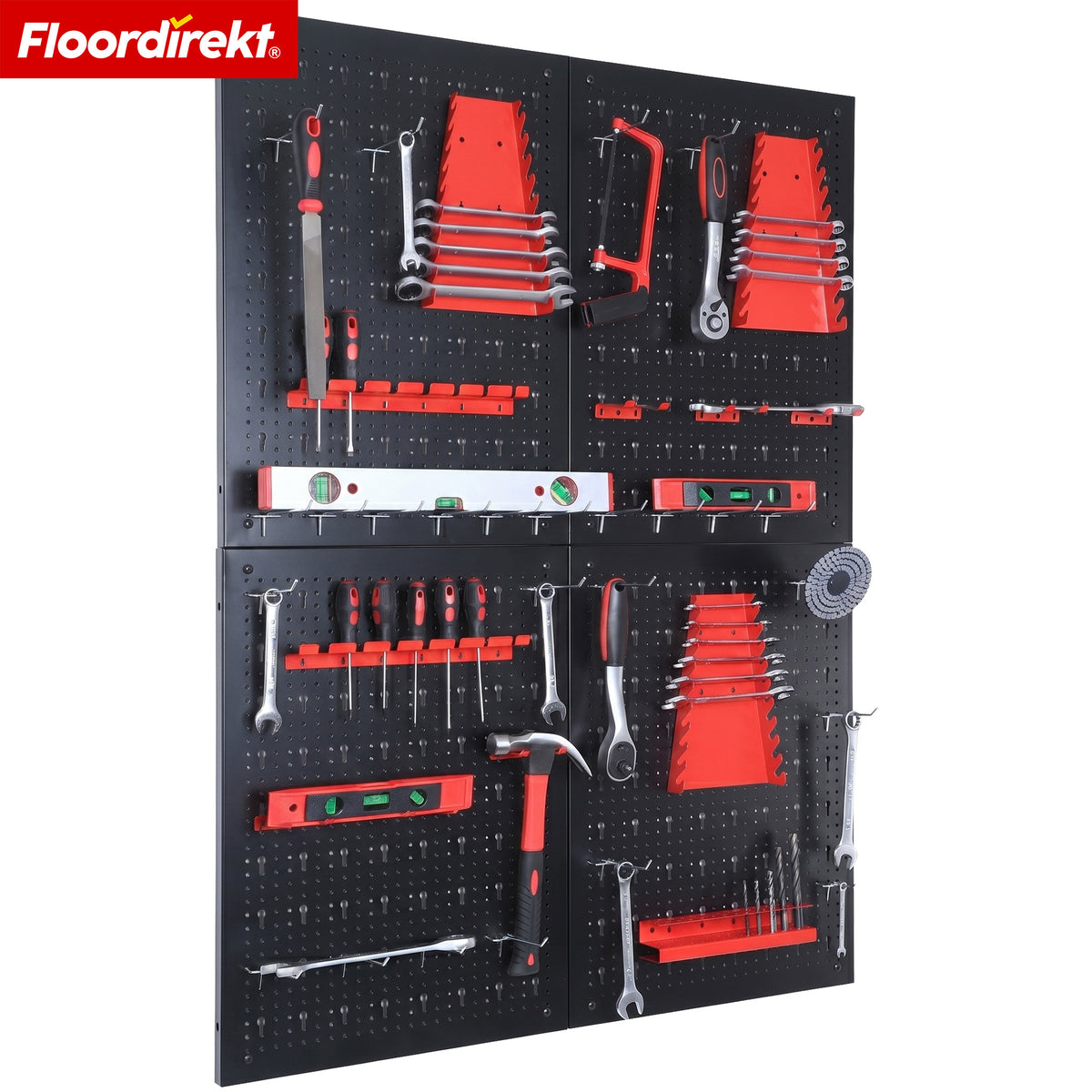 A1_Schwarz / Rot - 4 Platten Set