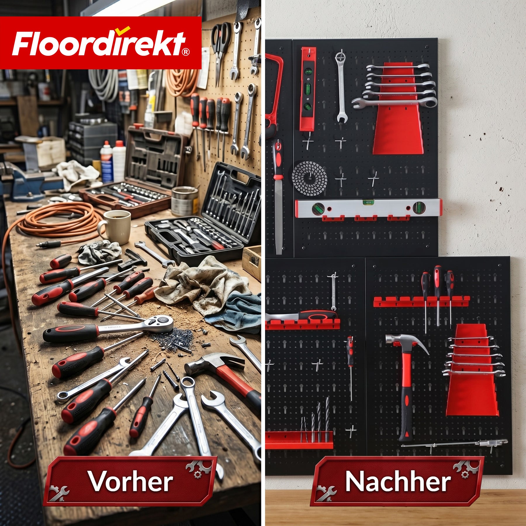 T4_Schwarz / Rot - 5 Platten Set