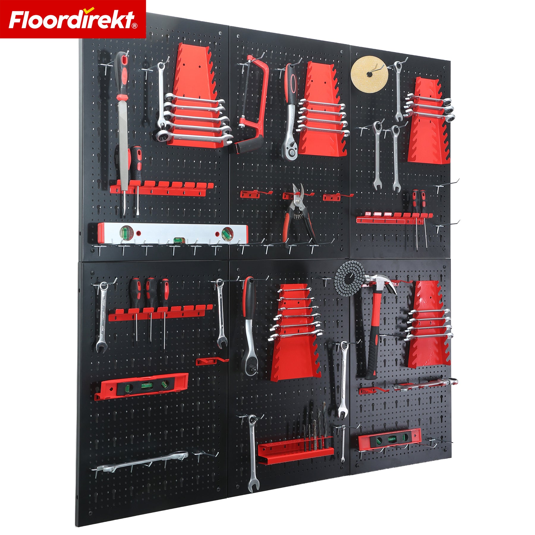 A1_Schwarz / Rot - 6 Platten Set